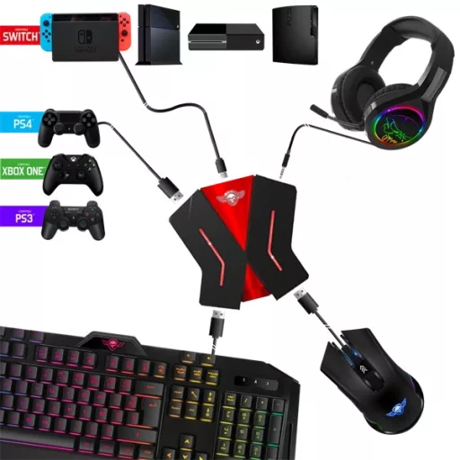Spirit of Gamer SOG-CONV2 EGÉR/BILLENTYŰZET ADAPTER KONZOLOKHOZ