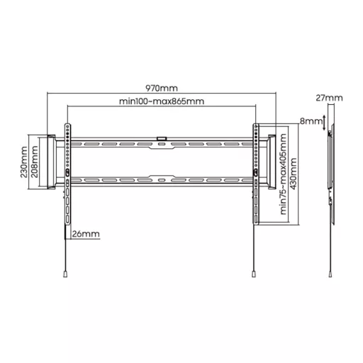 Stell SHO 7210 FALI KONZOL FIX 43-90 COLL
