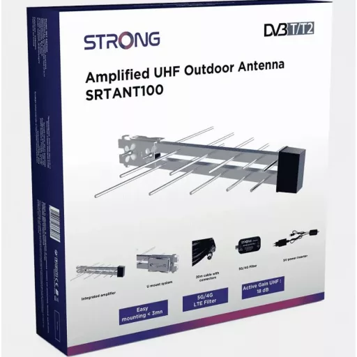 Strong SRTANT100 UHF KÜLTÉRI ANTENNA 16-18dB DVB-T/T2
