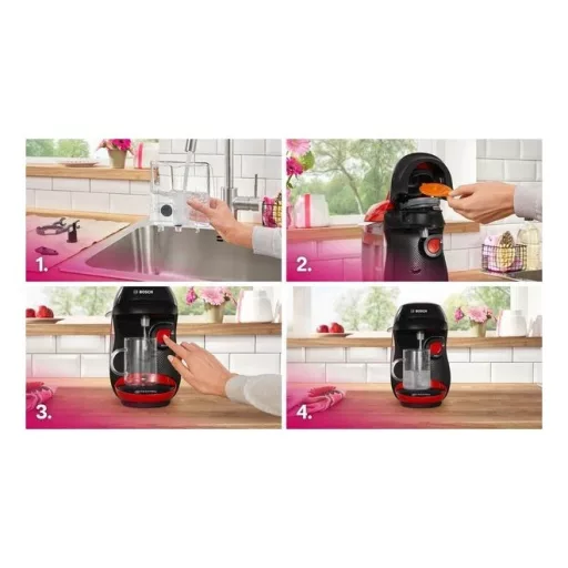 Bosch 103E KÁVÉFŐZŐ KAPSZULÁS TASSIMO HAPPY PIROS