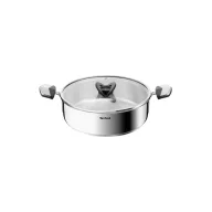 Tefal E3067045 ALACSONY LÁBAS FEDŐVEL 24CM EMOTION+