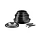 Tefal L1539053 SERPENYŐ SZETT INGENIO 6 EASY COOK N CLEAN BLACK 10 RÉSZES