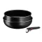 Tefal L1539153 SERPENYŐ SZETT INGENIO 6 EASY COOK N CLEAN BLACK 3 RÉSZES