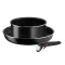 Tefal L1539243 SERPENYŐ SZETT INGENIO 6 EASY COOK N CLEAN BLACK 3 RÉSZES
