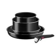   Tefal L1539543 SERPENYŐ SZETT INGENIO 6 EASY COOK N CLEAN BLACK 5 RÉSZES