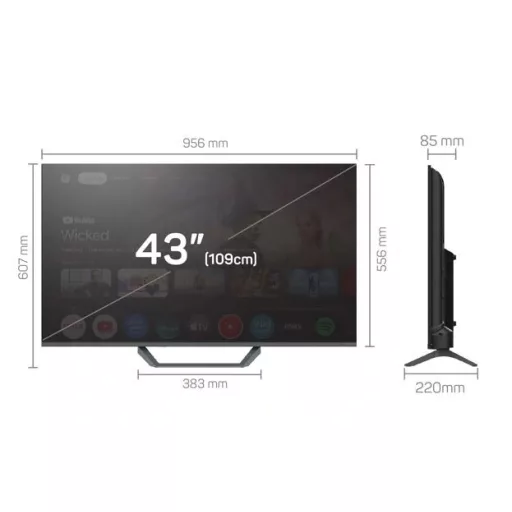 Tesla Q43E655GUS TV 43" 4K UHD QLED GOOGLE SMART