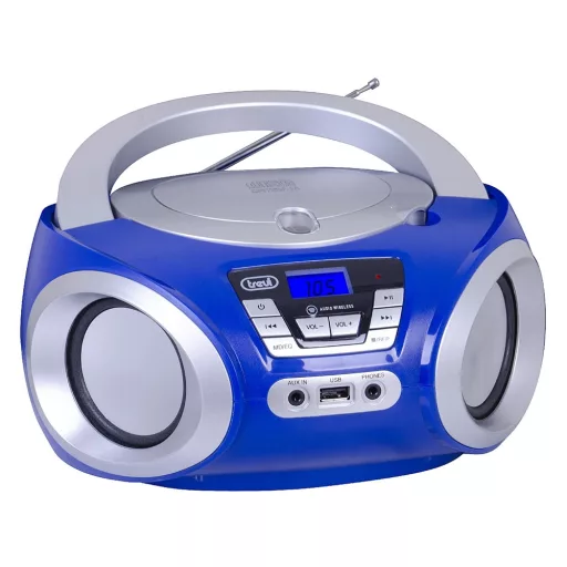 Trevi CMP 544BT KÉK CD-S RÁDIÓMAGNÓ