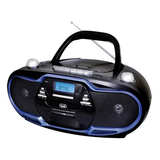 Trevi CMP 574 FEKETE-KÉK CD-S RÁDIÓMAGNÓ