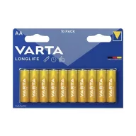 Varta 4106101761 CERUZA ELEM LONGLIFE AA 10 DB/BLISZTER