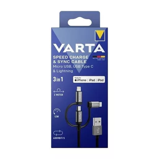 Varta 57937101111 ADAT/TÖLTŐKÁBEL USB  TYPEC