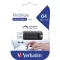 Verbatim 49318 PENDRIVE, 64GB, USB 3.2, FEKETE