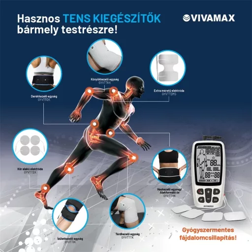 Vivamax R-C4A TENS + EMS KÉSZÜLÉK