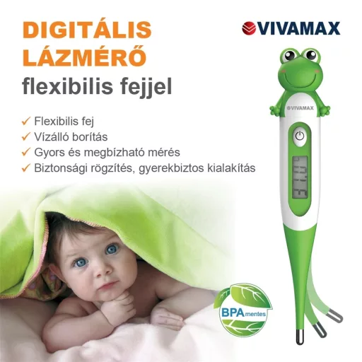 Vivamax YD-206 LÁZMÉRŐ FLEXIBILIS FEJJEL, DIGITÁLIS (BÉKA)