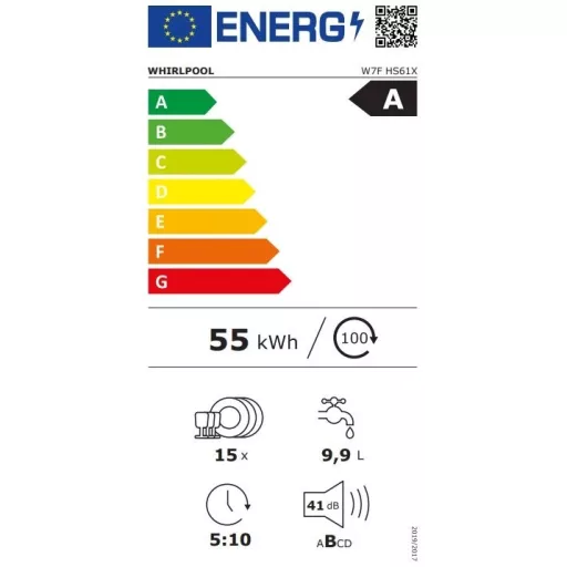 Whirlpool W7F HS61X MOSOGATÓGÉP 15 TERÍTÉK