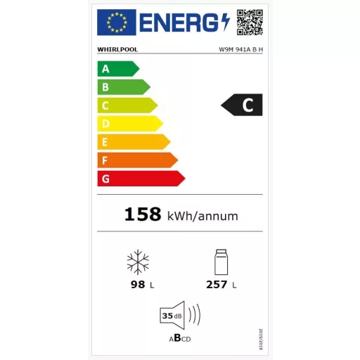 Whirlpool W9M 941A B H HŰTŐ ALULFAGYASZTÓS