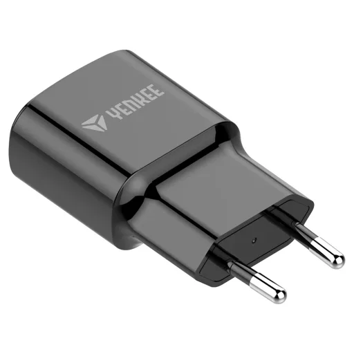 Yenkee YAC 2013BK HÁLÓZATI GYORSTÖLTŐ, 12W, USB-A, FEKETE