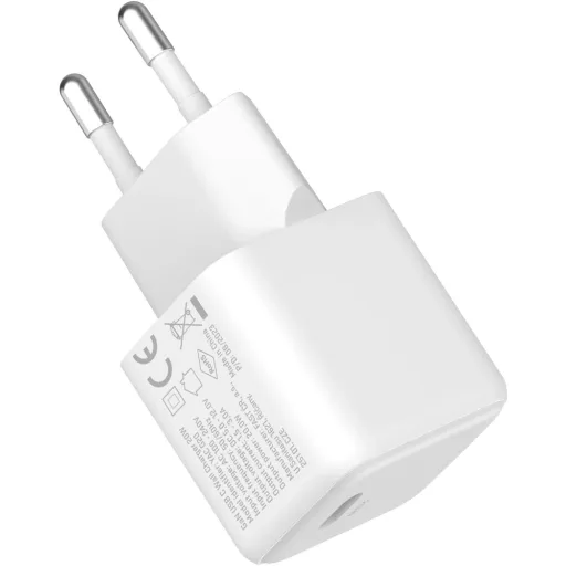 Yenkee YAC G20 HÁLÓZATI TÖLTŐ, 20W, USB-C, FEHÉR