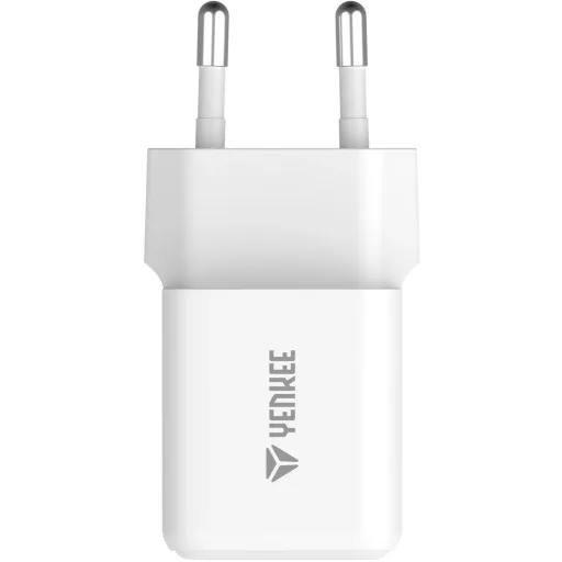 Yenkee YAC G38 HÁLÓZATI TÖLTŐ, 20W, 1 USB-C, 1 USB-A, FEHÉR