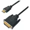 Yenkee YCH515 HDMI - DVI KÁBEL, 2M