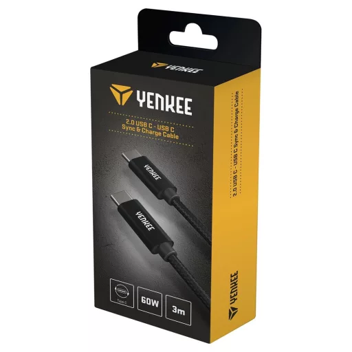 Yenkee YCU C103 BK USB KÁBEL TYPE-C